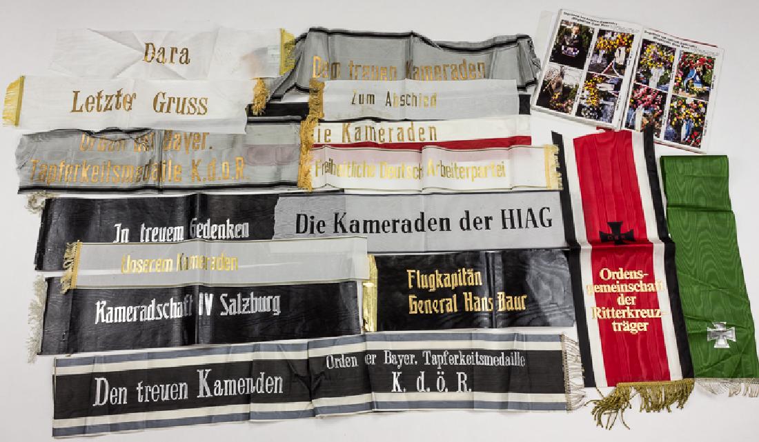 HANS BAUR FUNERAL SASHES