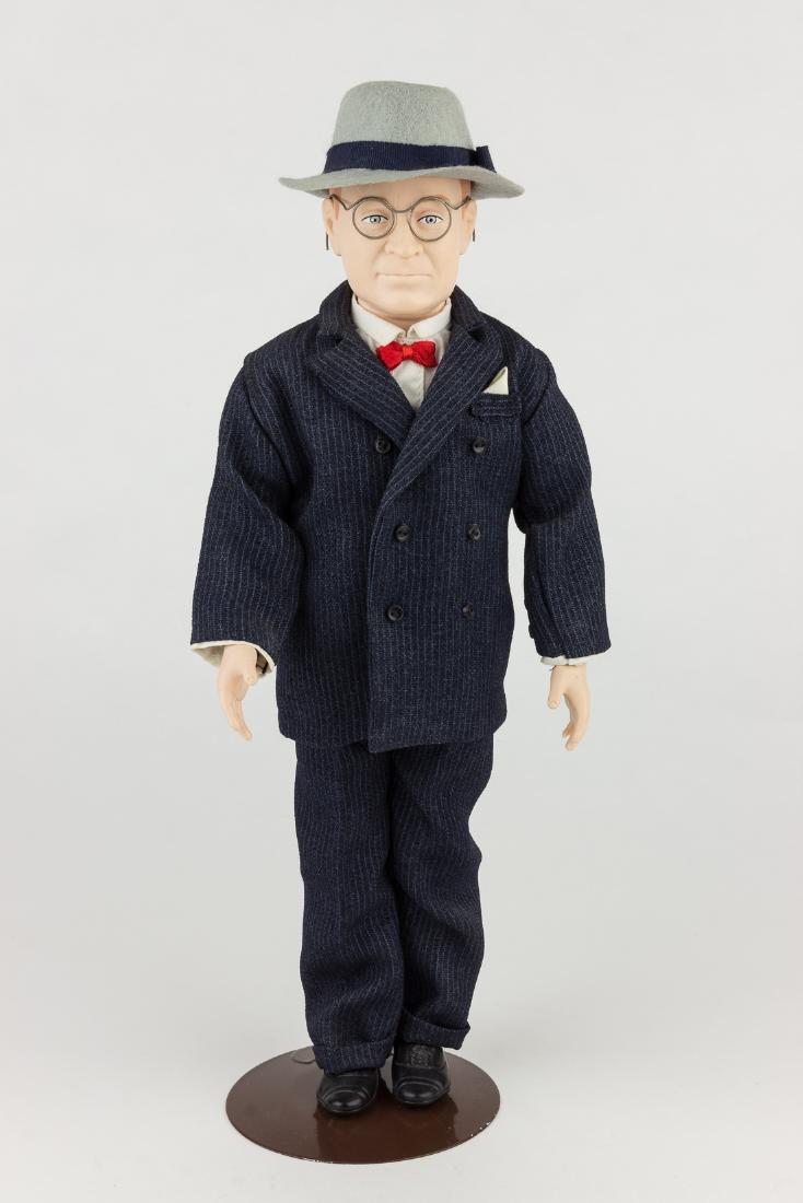 HARRY S. TRUMAN DOLL: Highly-detailed doll in the likeness of American President Harry S. Truman, 16" tall, released by the Effanbee company as part of their "President's Collection" series. The doll features Truman's wire