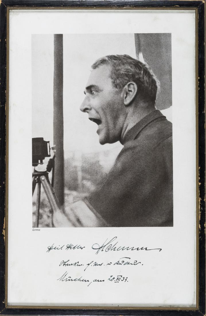 HANS SCHEMM: (1891 - 1935) NSDAP Gauleiter of the Bavarian Ostmark and head of the National Socialist Teachers Association. Earlier he was a Nazi propagandist and publicist. Killed from injuries sustained in an ai