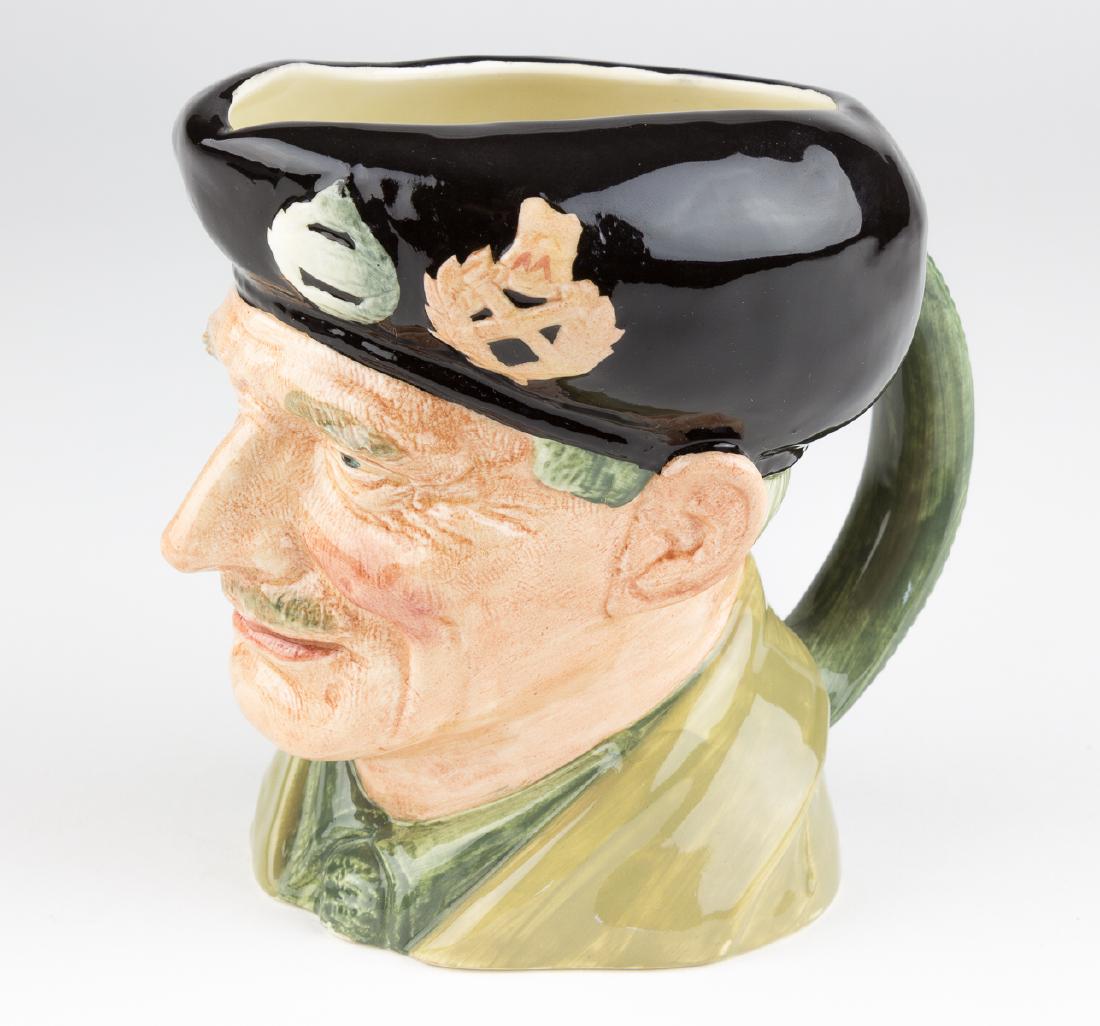 BERNARD LAW MONTGOMERY: Montgomery Royal Doulton mug D6202, 6 1/4" tall, in fine condition.
