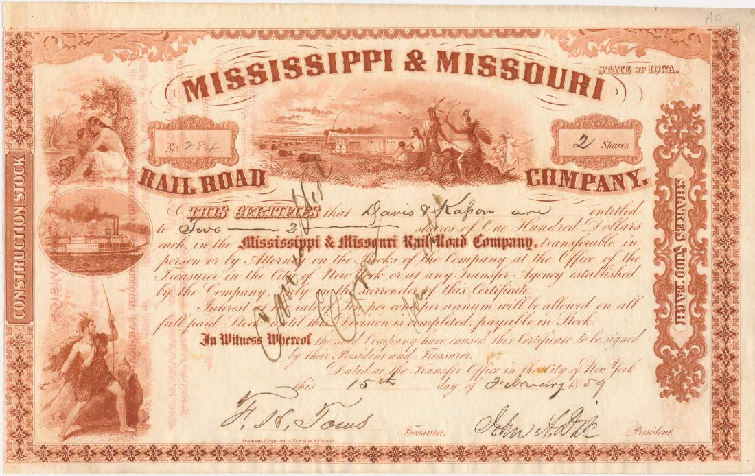 JOHN A. DIX: (1798 - 1879) Union major general most remembered for his threat to shoot anyone hauling down the American flag, and his suppression of the bloody New York draft riots. D.S., 1p. oblong 4to., Feb. 15,
