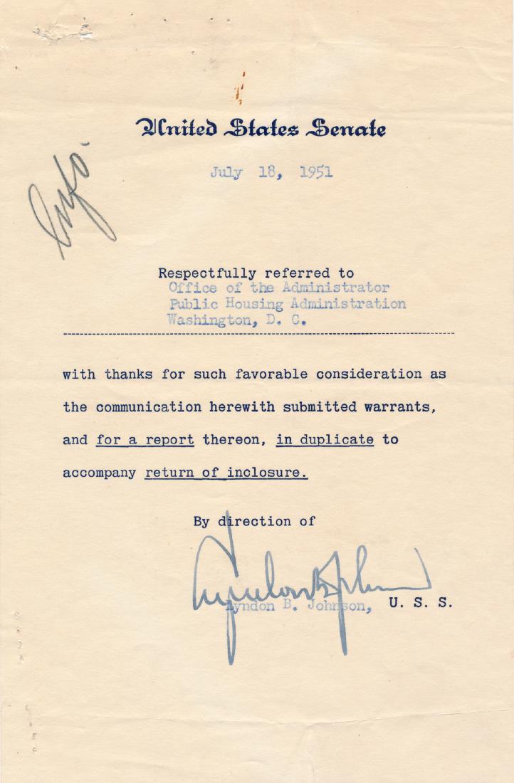 LYNDON B. JOHNSON: (1908-1973) Thirty-sixth President of the United States and creator of the "Great Society" social welfare programs. America's growing involvement in Vietnam led to his declining a renomination as pres