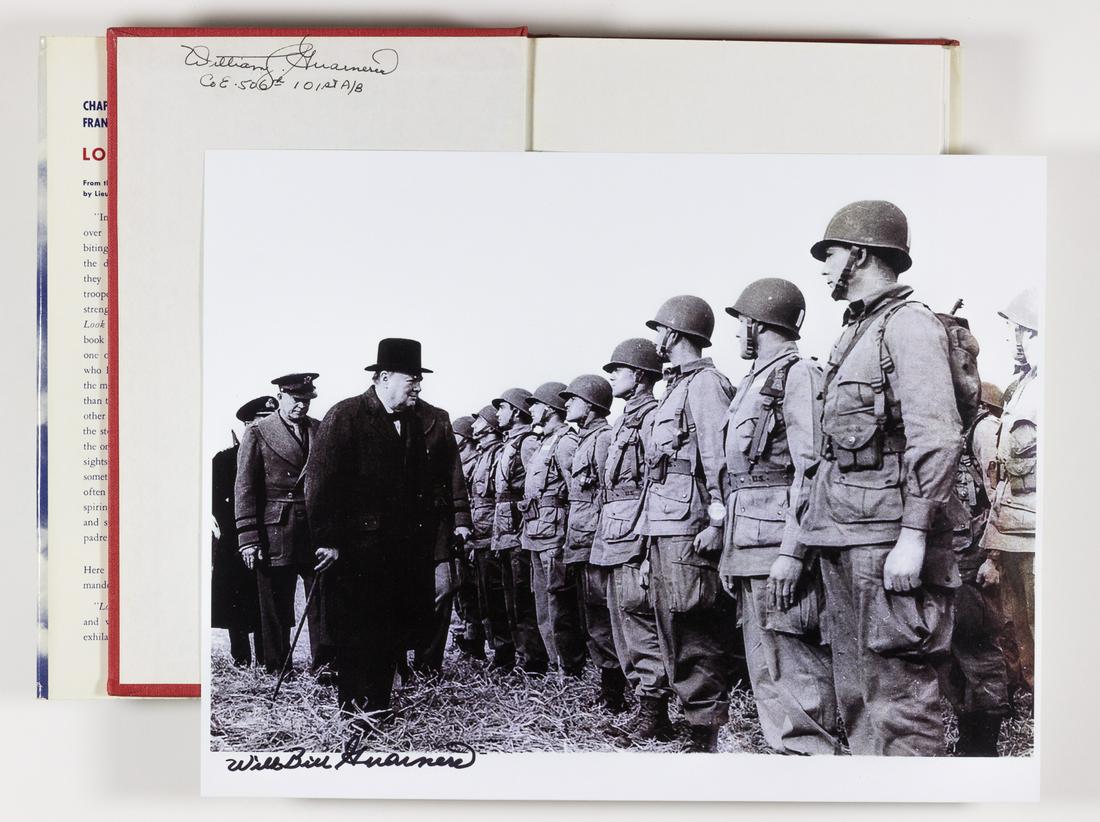 WILLIAM "WILD BILL" GUARNERE: (1923 - 2014) Army soldier who fought in World War II as a non-commissioned officer with Easy Company, 2nd Battalion, 506th Parachute Infantry Regiment, 101st Airborne Division, the "Band of Brothers"