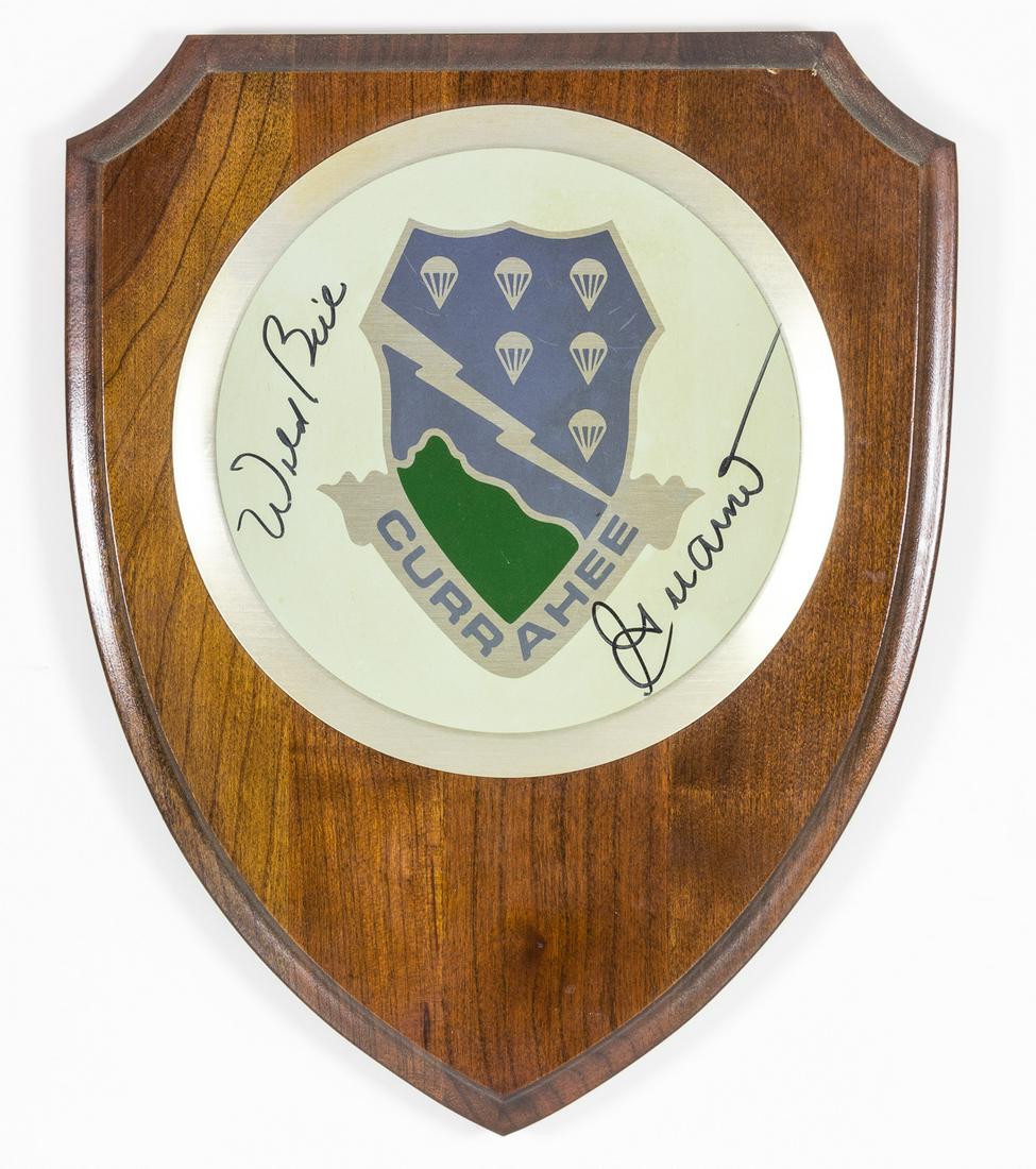 WILLIAM "WILD BILL" GUARNERE: (1923 - 2014) Army soldier who fought in World War II as a non-commissioned officer with Easy Company, 2nd Battalion, 506th Parachute Infantry Regiment, 101st Airborne Division, the "Band of Brothers"