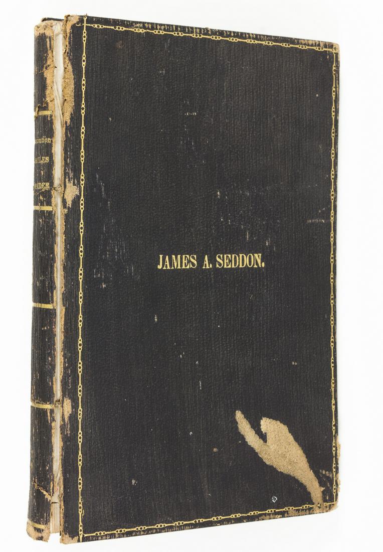 JAMES A. SEDDON'S COPY OF THE U.S. CONSTITUTION: A very fine association publication, the 'Constitution of the United States of America, as Proposed by the Convention Held at Philadelphia, September 17, 1787, and Since Ratified by the Several States