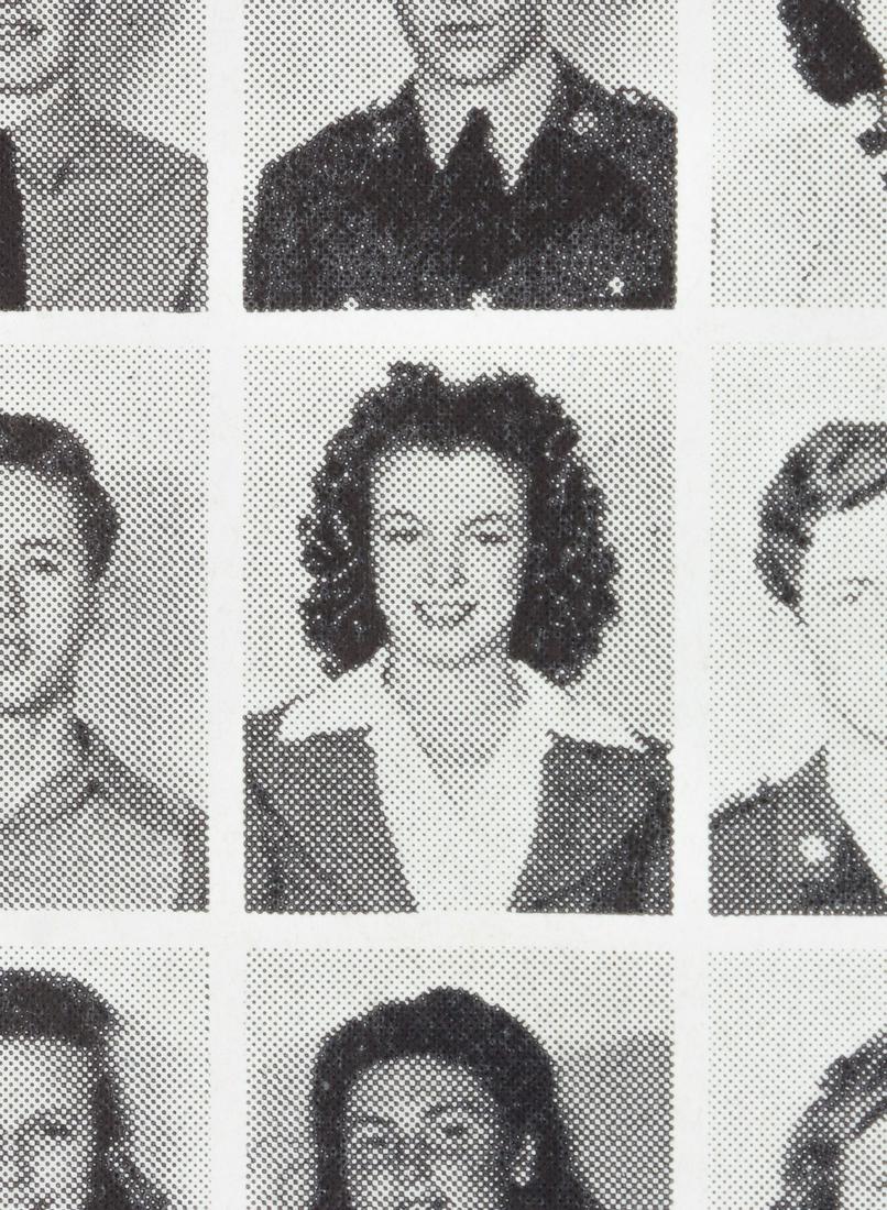MARILYN MONROE HIGH SCHOOL YEARBOOK: Vintage yearbook, 'The Chieftain for 1942' (West Los Angeles: The Student Body of University High School), 1942, 120pp. folio, featuring on page 48 a photo of a young Norma Jean Baker, who would later