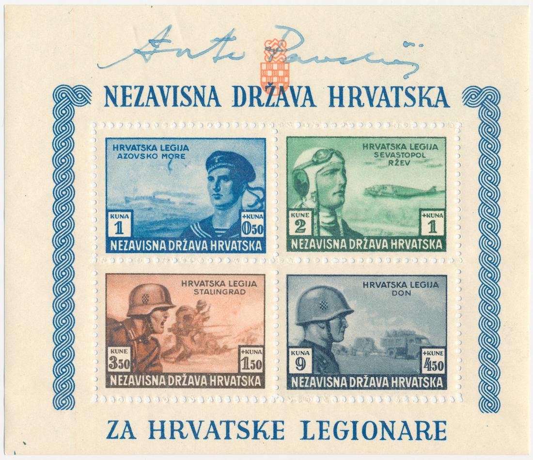 ANTE PAVELIC: (1889 - 1959) Croatian fascist dictator who led the UstaÃ…Â¡e movement and Independent State of Croatia (NDH), a puppet state of Fascist Italy and Nazi Germany that was established in parts of oc
