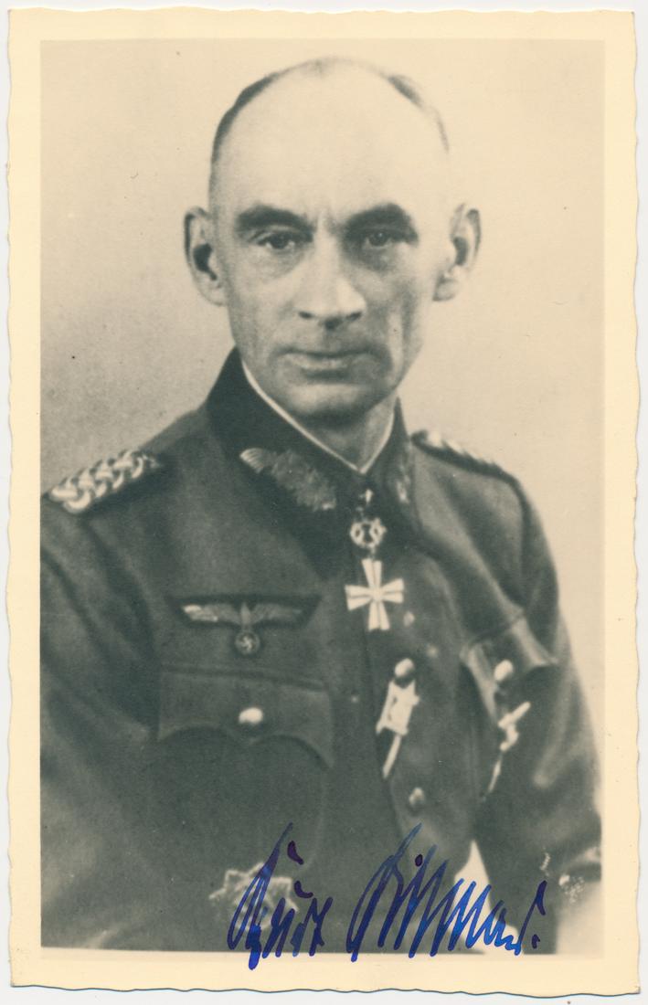 KURT DITTMAR: (1891 - 1959) German general who served as divisional commander in February 1941 and led the 169th Infantry Division, which was later stationed in Finland. In the summer of 1941, he participated in op