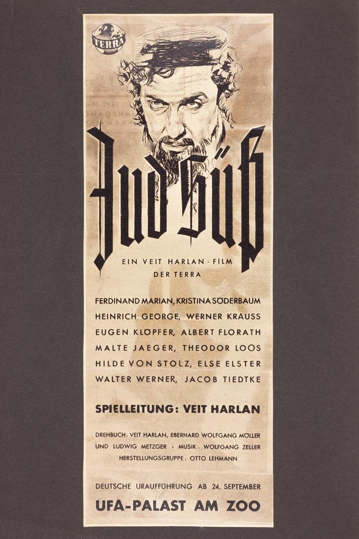 Poster Rétro ‘Jud Süss’ – Reproduction Publicitaire Style Renaissance, Thème Bière