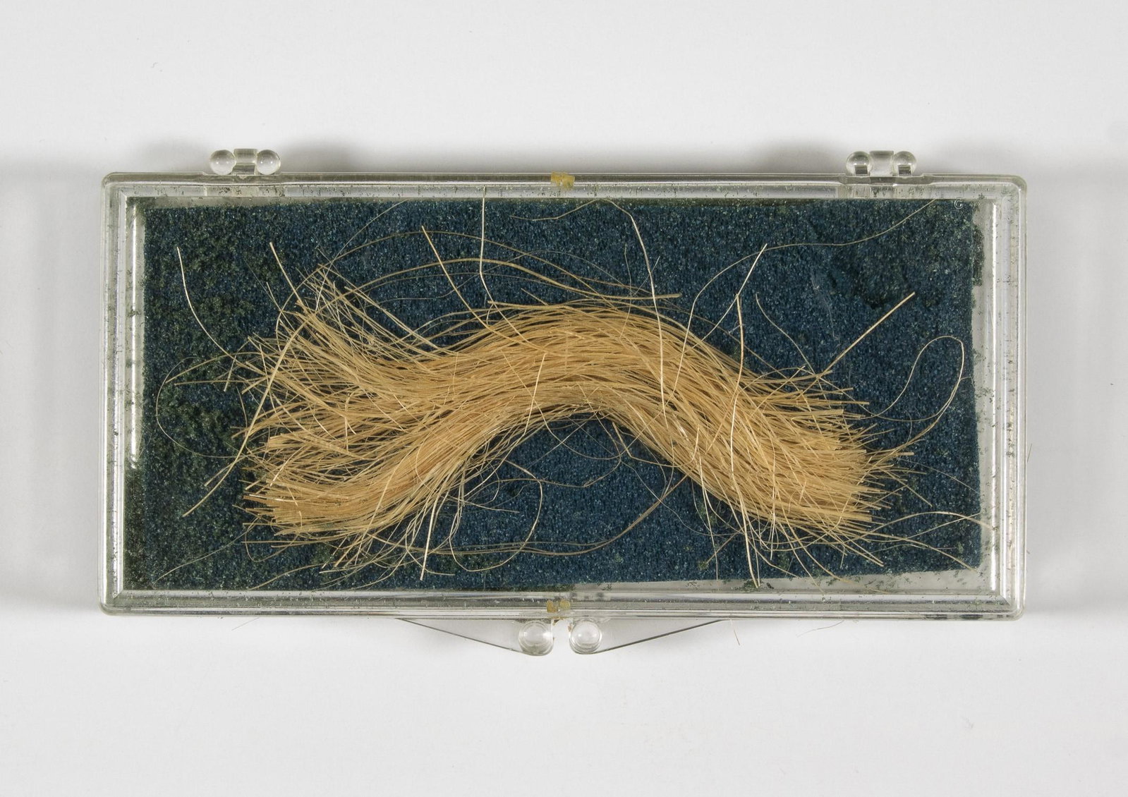 PIECE OF THE ROPE INTENDED TO HANG HERMANN GOERING: An evocative relic directly tied to the planned execution of Hermann Goering, namely a small section of the rope, consisting of at least sixty strands, each approx. 3 in. long., prevented after Goerin