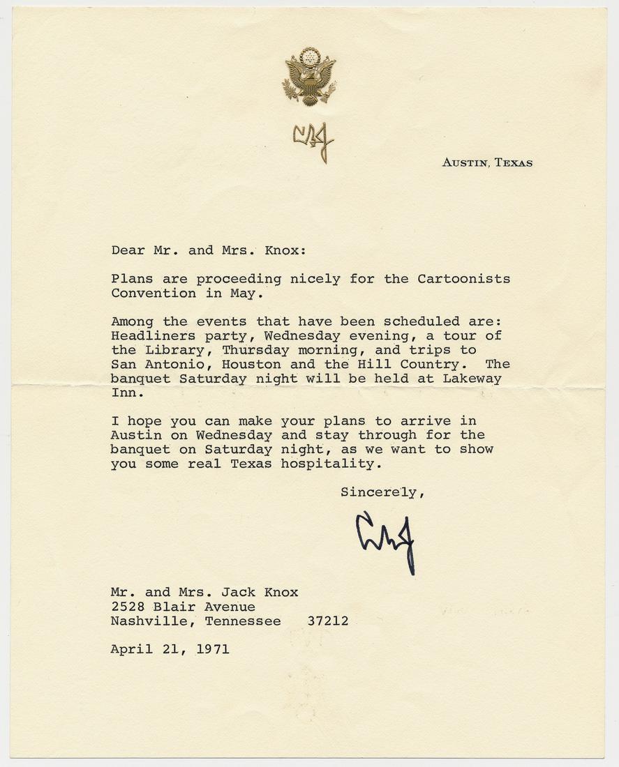 LYNDON B. JOHNSON: (1908-1973) Thirty-sixth President of the United States and creator of the ""Great Society"" social welfare programs. America's growing involvement in Vietnam led to his declining