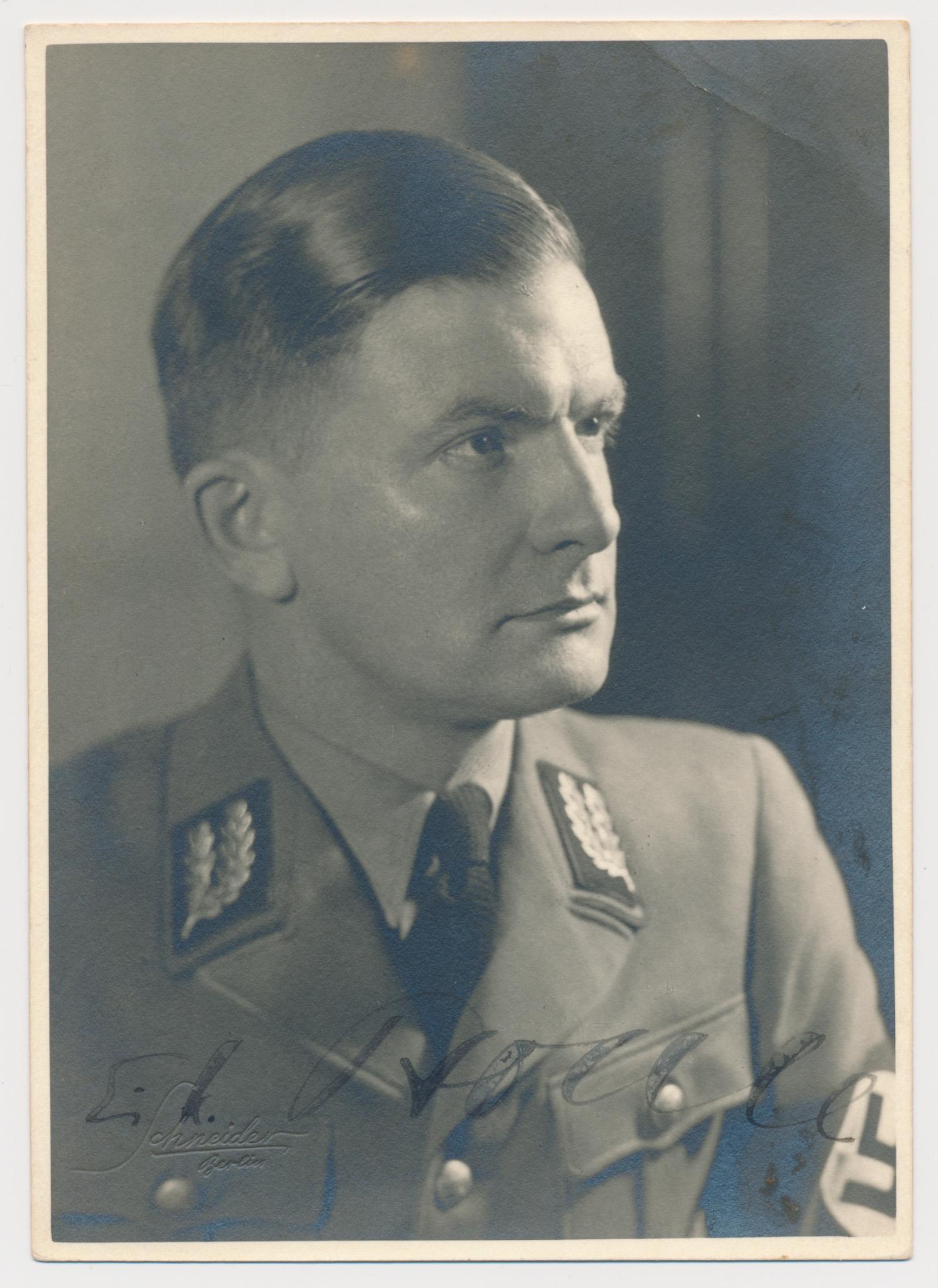 ERNST WILHELM BOHLE: (1903 - 1960) Nazi Gauleiter of the overseas branch, accused of assisting Hess in writing a letter in English to the Duke of Hamilton, but cleared himself by claiming that he believed Hess had Hitler'