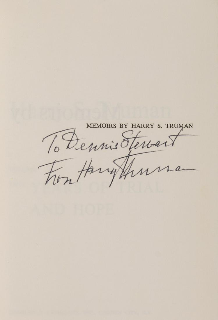 HARRY S. TRUMAN: HARRY S. TRUMAN (1884 - 1972) 33rd President of the United States who led the country in the closing days of World War II and through the re-building of Europe under the Marshall Plan and the Korean W