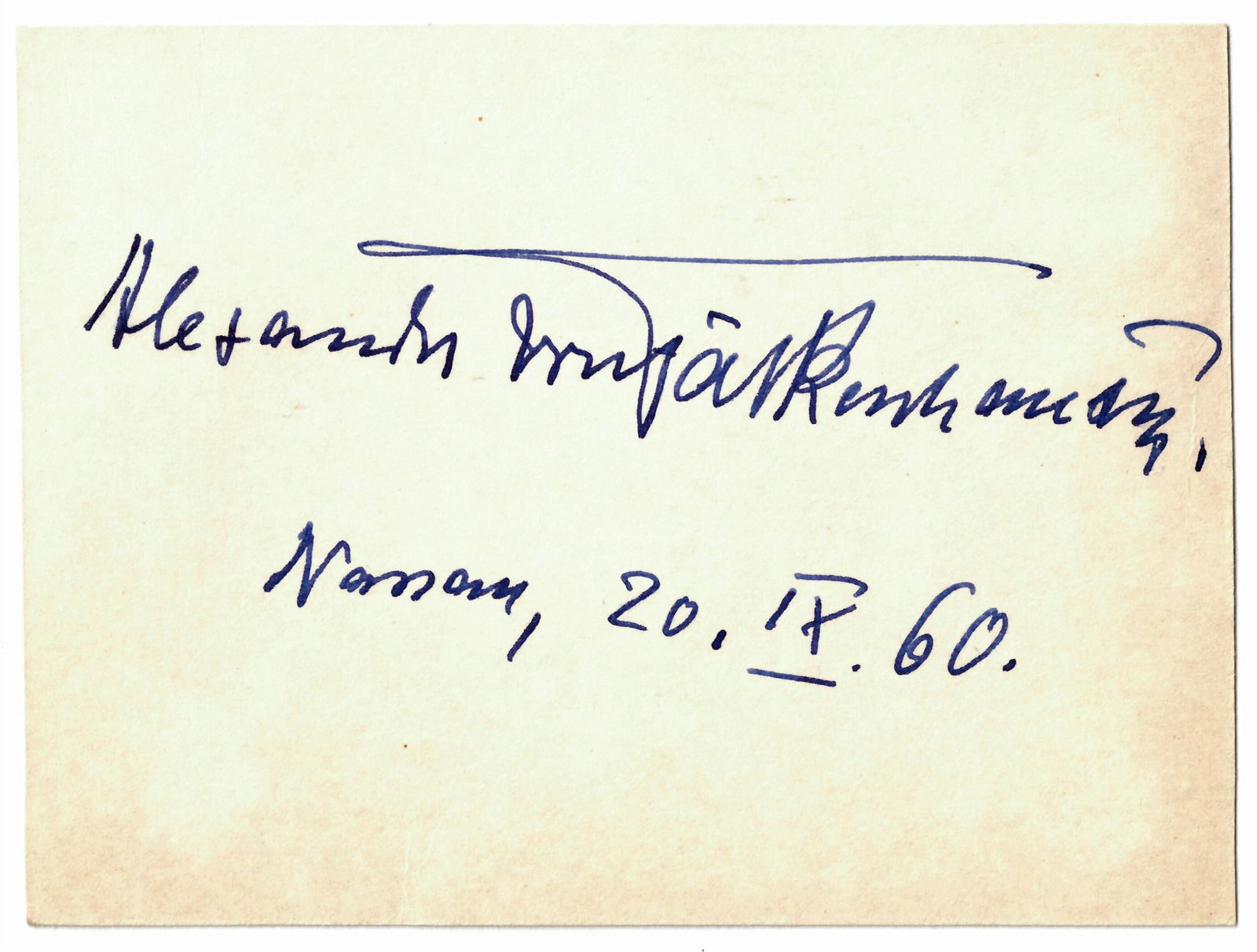 ALEXANDER VON FALKENHAUSEN: ALEXANDER VON FALKENHAUSEN (1878 - 1966) German general and military advisor to Chiang Kai-shek, an important figure during the Sino-German cooperation to reform the Chinese Army. In 1938 Germany, und