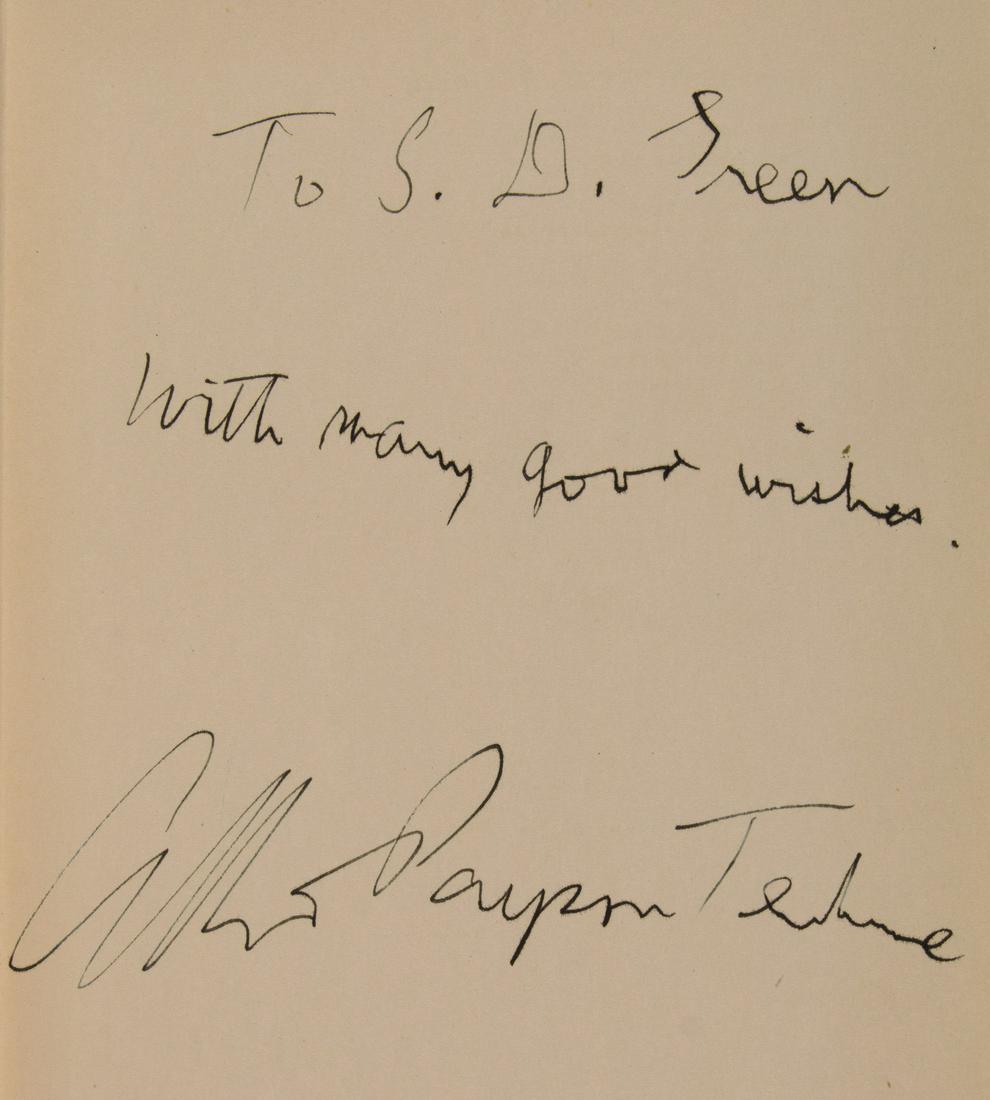 ALBERT PAYSON TERHUNE: (1872-1942) American author and famed dog breeder whose works mostly revolved around adventures with his collies. Signed hardcover first edition copy of 'The Heart of a Dog' (New York: George H. Doran