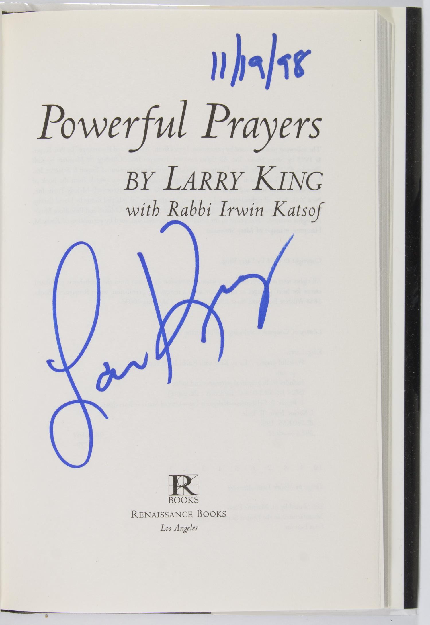 TV REPORTERS AND NEWSMAN BOOKS (7): A great collection of books authored and signed by famous news reporters and hosts including: WALTER CRONKITE (1916-2006) 'A Reporter's Life', LARRY KING (1933-2021) 'Powerful Prayers', CHARLES KURALT