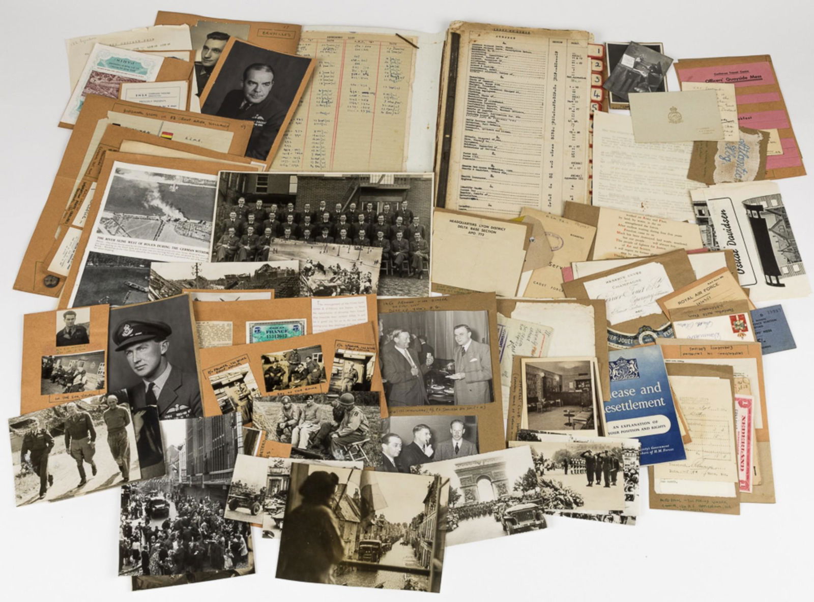 R.A.F. CZECH SQUADRON COMMANDER'S GROUPING (1 of 1)