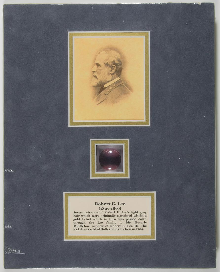 A SMALL LOCK OF ROBERT E. LEE'S HAIR (1 of 2)