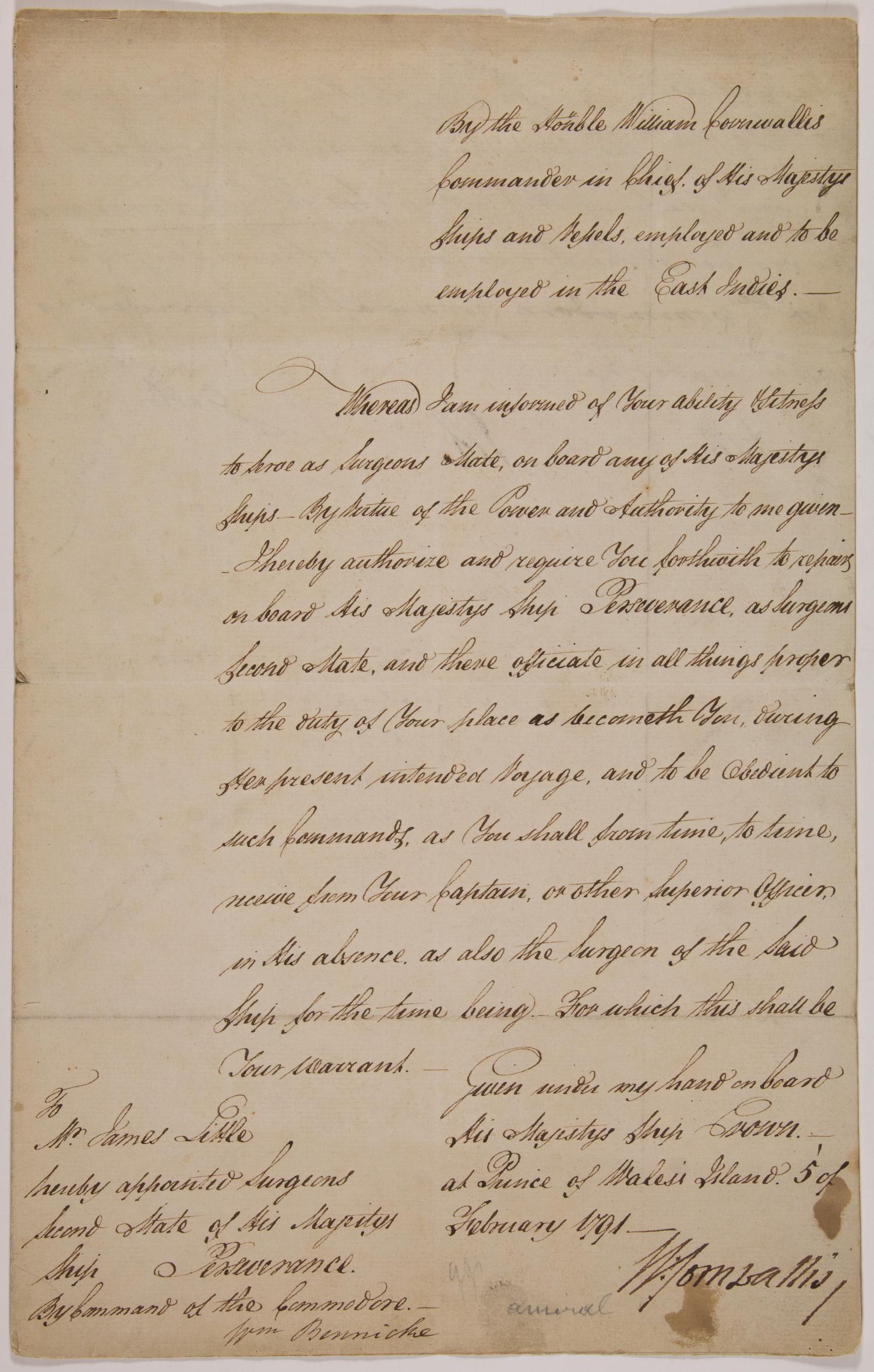 WILLIAM CORNWALLIS (1 of 2)