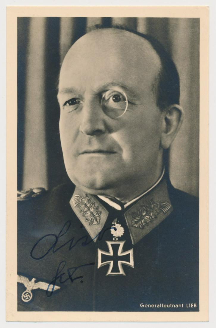 THEO-HELMUT LIEB: (1889 â€“ 1981) German general who commanded the 306, 112, and 34 Infanterie Divisions, serving in Belgium and largely in the Soviet Union, holding several divisional commands during World War II