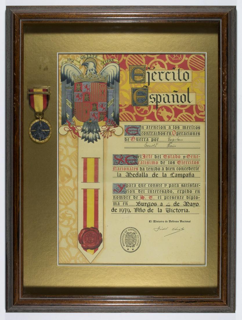 SPANISH MEDAL FOR THE CAMPAIGN OF 1936-1939 (1 of 4)