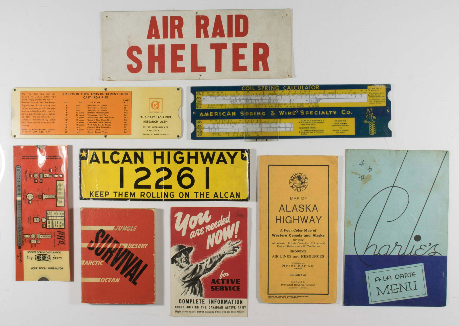 ALASKAN HIGHWAY CONSTRUCTION LOT (1 of 5)