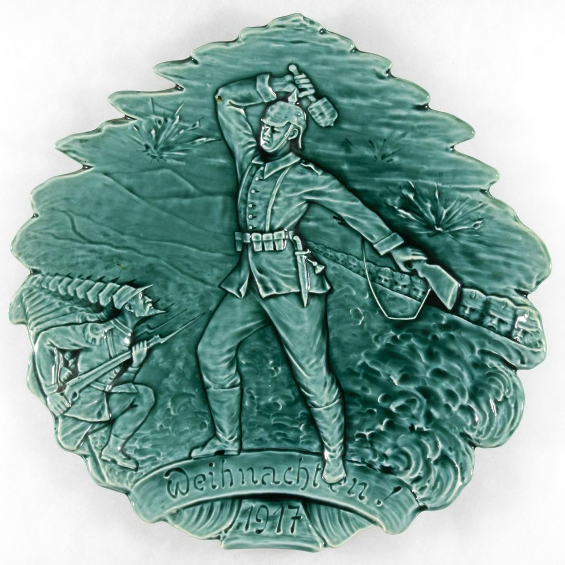 WORLD WAR I GERMAN CHRISTMAS PLATE (1 of 2)