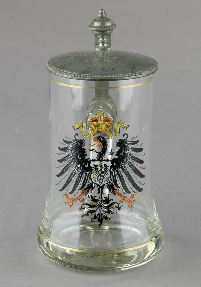 GERMAN EMPIRE CRYSTAL BEER STEIN (1 of 10)