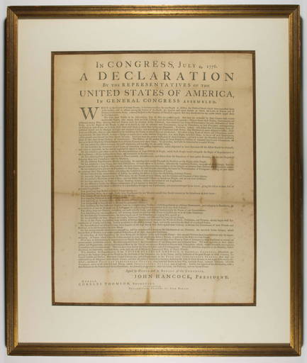 declaration of independence stone copy