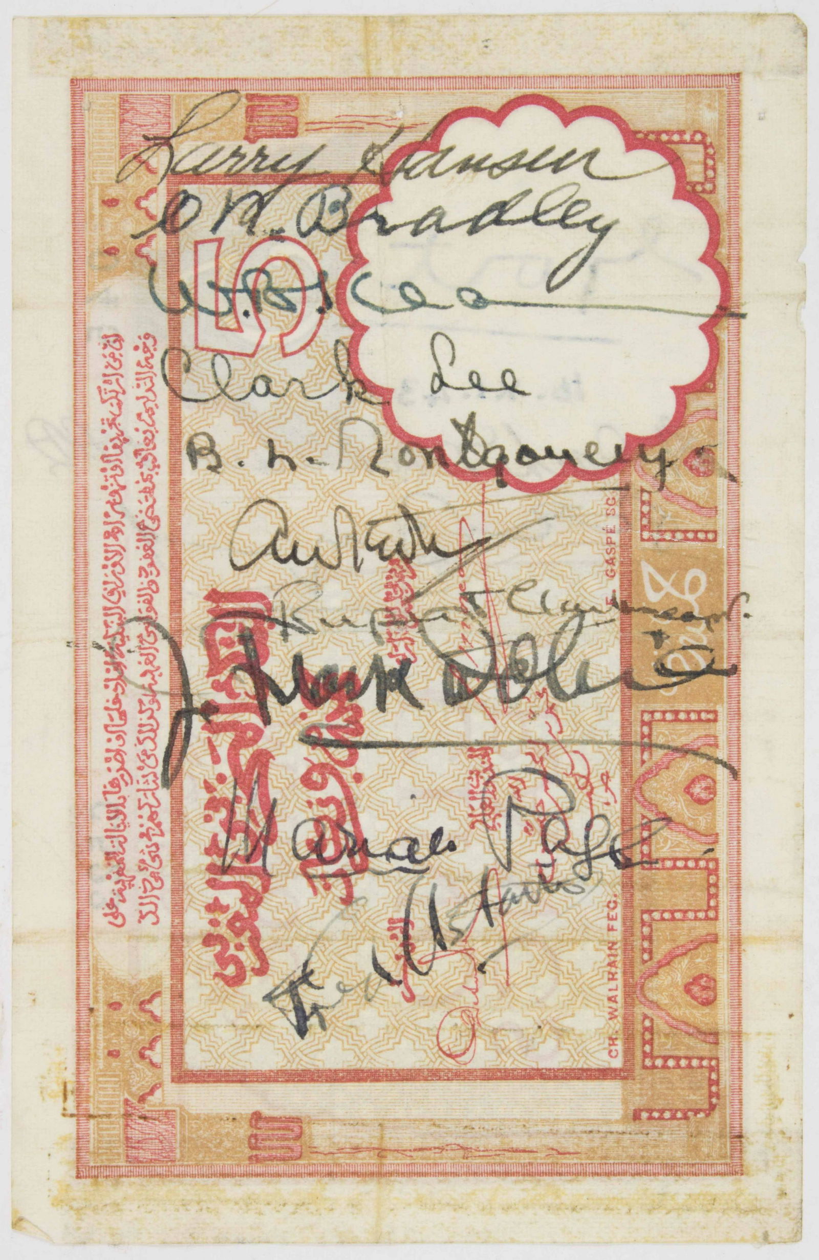 'SHORT SNORTER' FROM CHURCHILL'S VISIT TO MALTA (1 of 2)