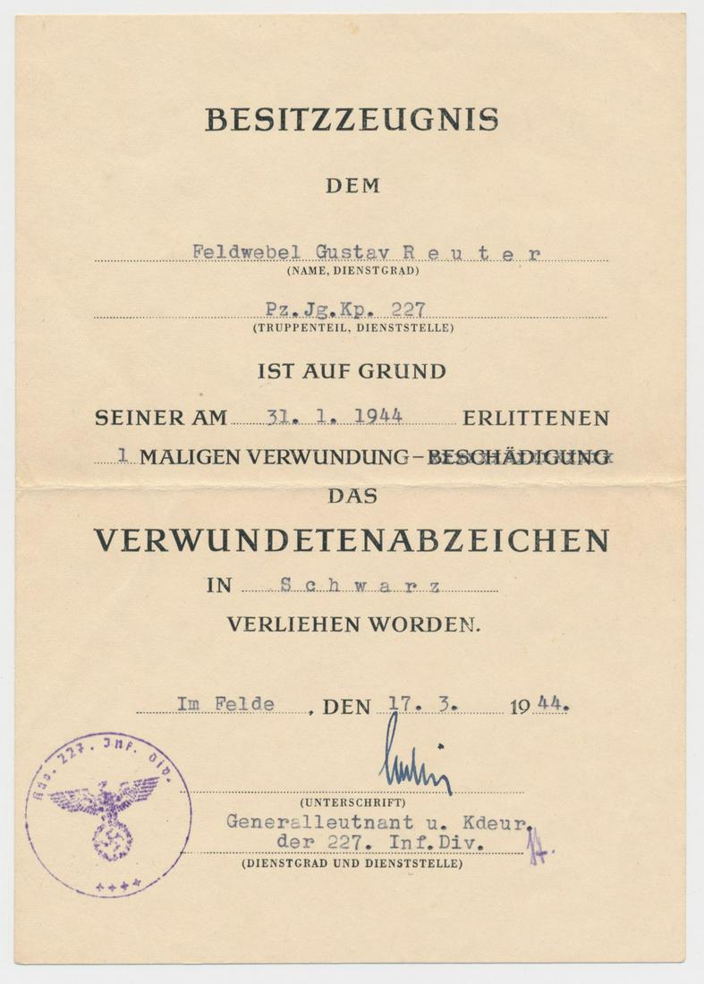 (AWARD GROUPING) FRIEDRICH VON SCOTTI AND WILHELM BERLIN (1 of 2)