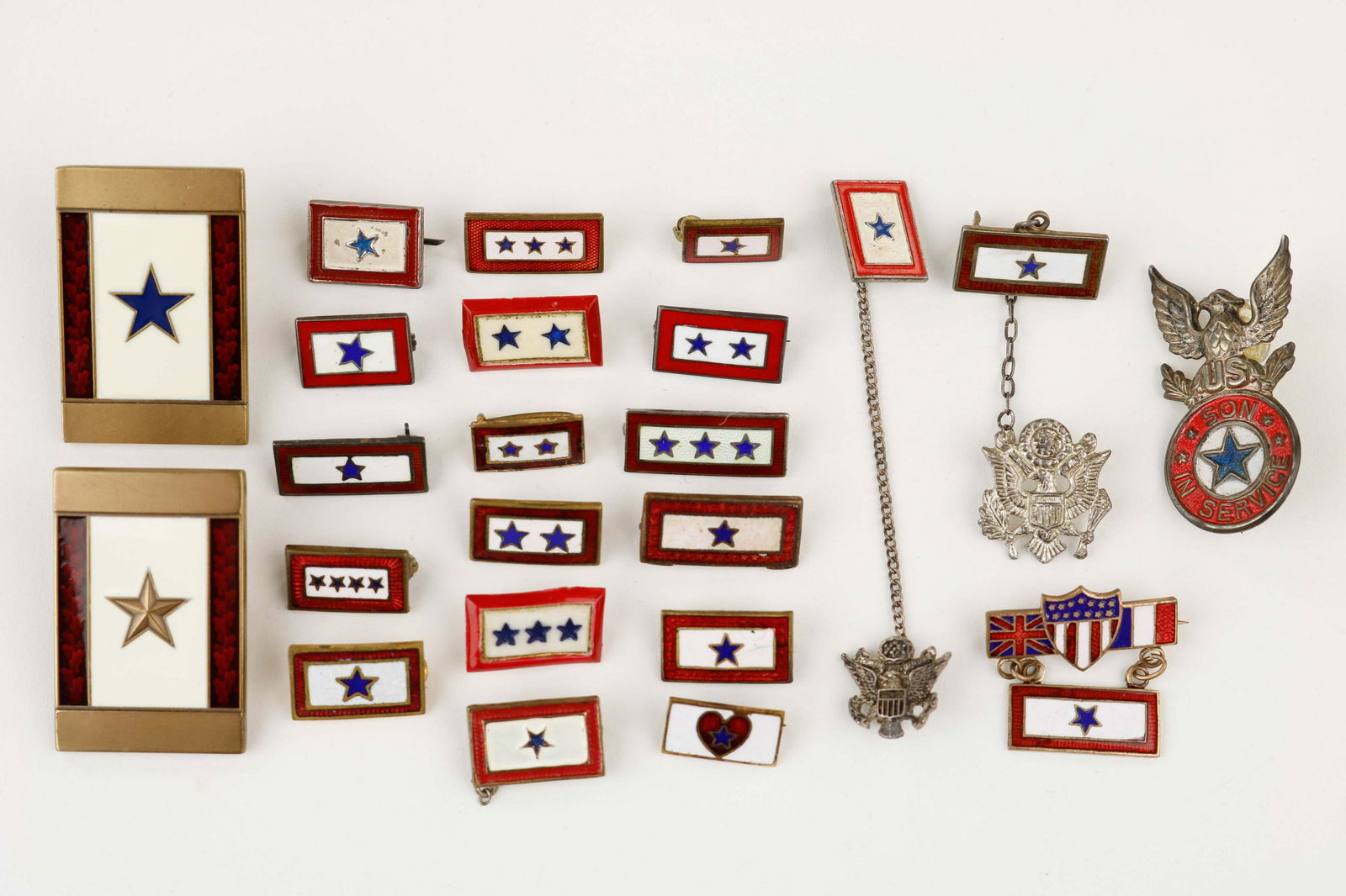 BLUE STAR PINS (22) (1 of 1)