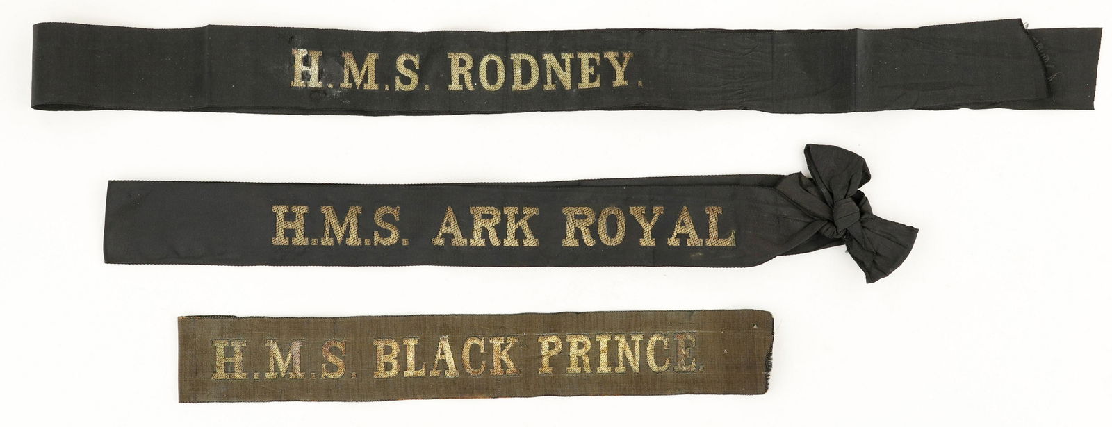 BRITISH CAP TALLIES (3) (1 of 1)