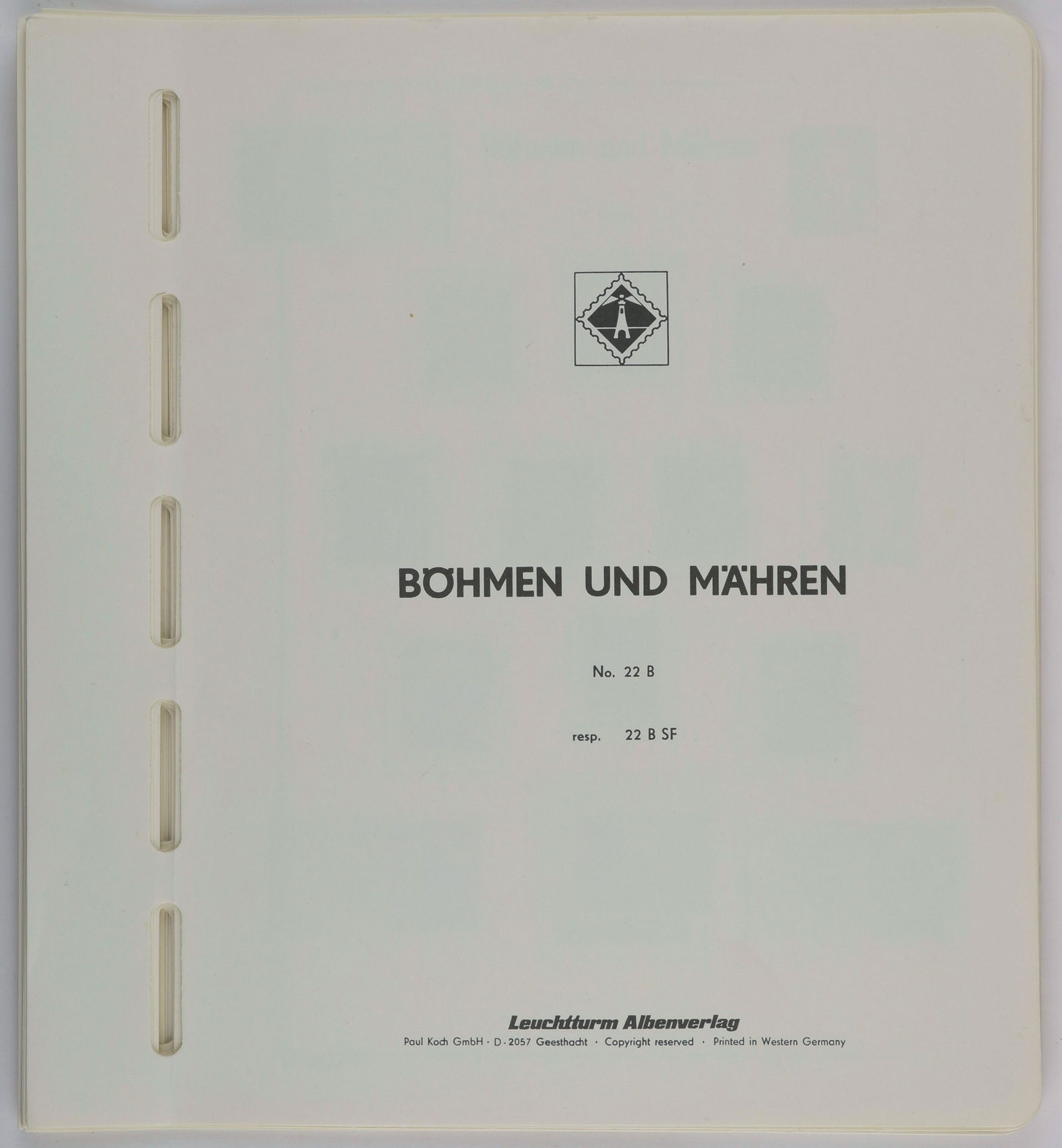 BOHEMIA AND MORAVIA POSTAGE STAMPS (1 of 6)