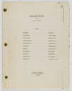 RADIO SCRIPT DRAFT FOR ORSON WELLES' 1938 'WAR OF THE WORLDS'