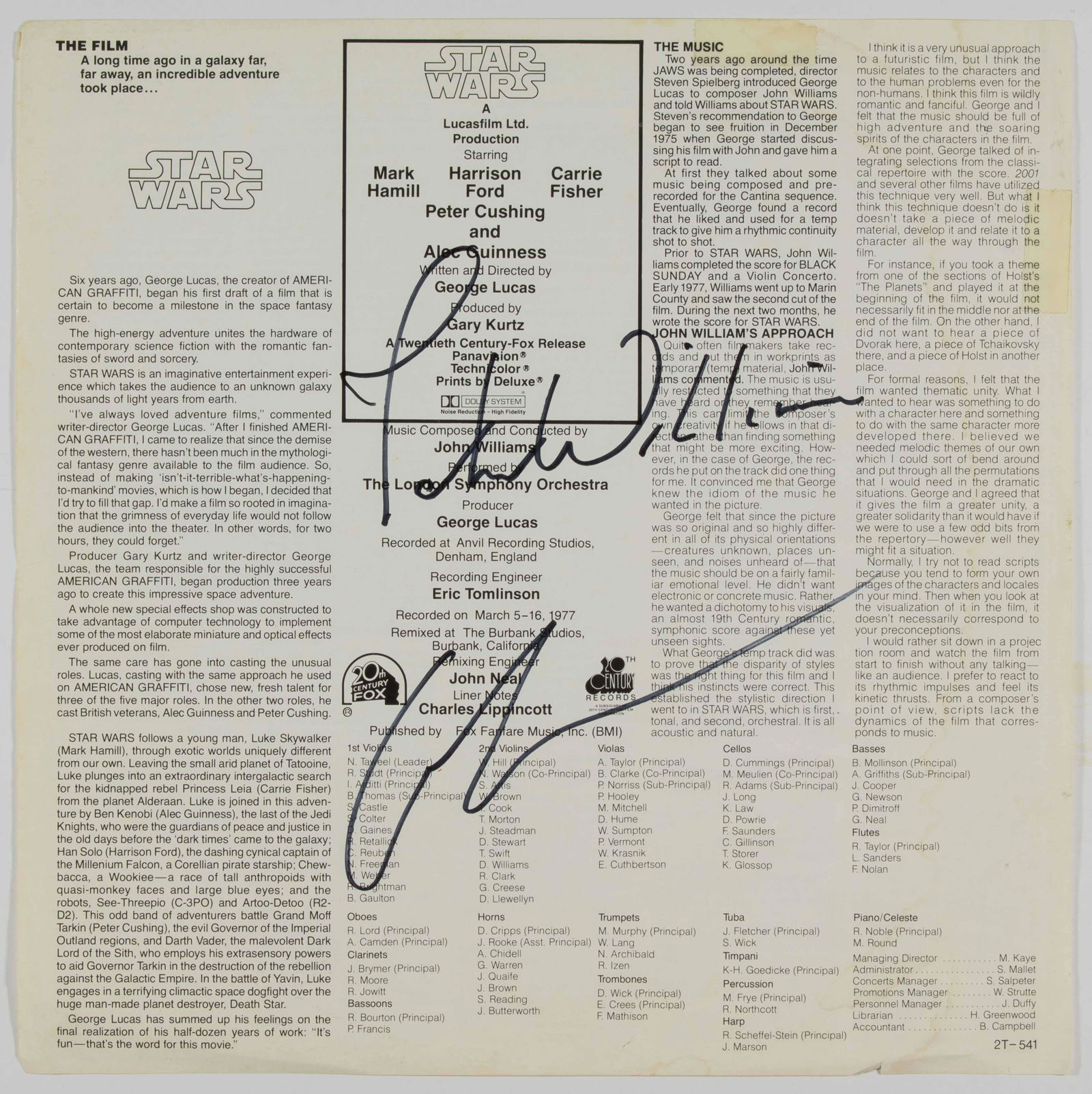 GEORGE LUCAS AND JOHN WILLIAMS (1 of 1)