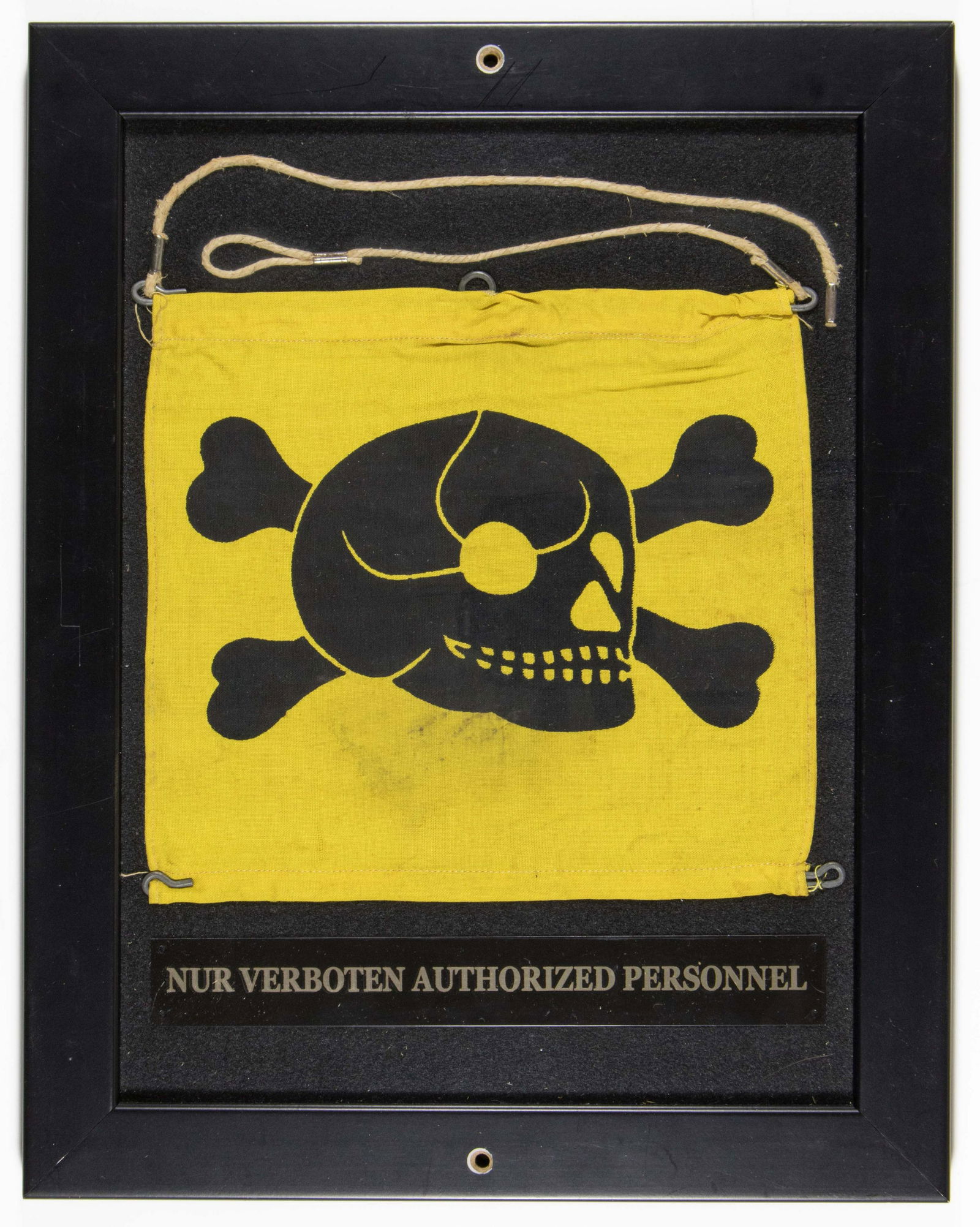 WORLD WAR II GERMAN MINE AND GAS FLAG (1 of 1)