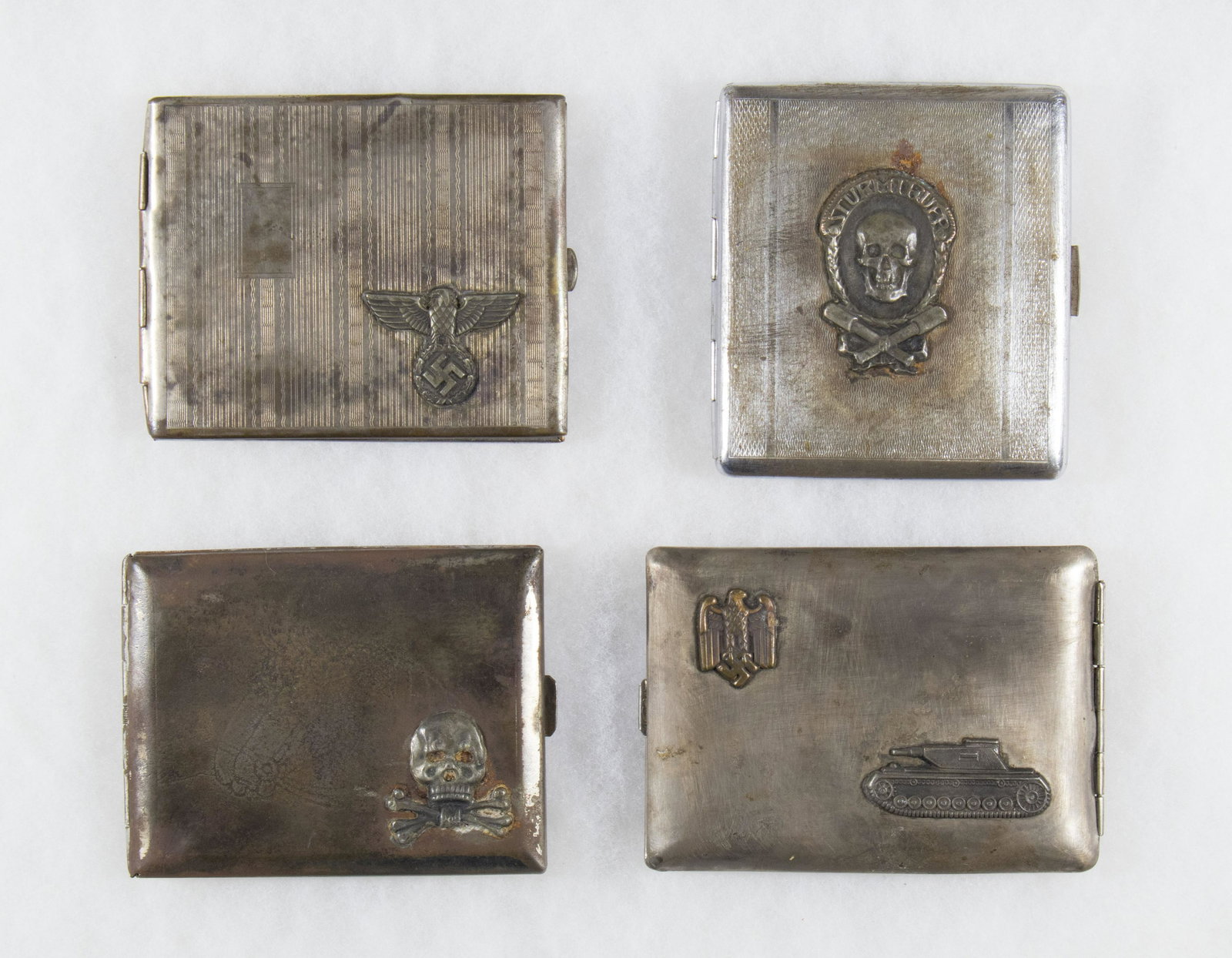 GERMAN CIGARETTE CASES (4) (1 of 2)