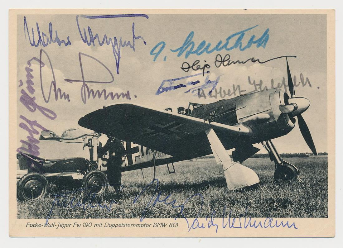 KNIGHTS CROSS RECIPIENTS SIGNED PHOTOGRAPH (1 of 1)