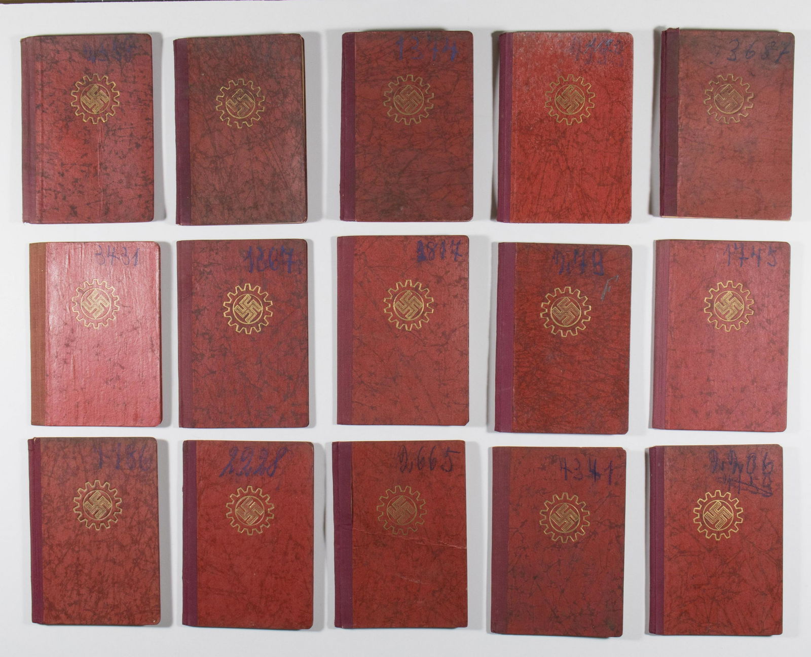 REICHS ARBEITSFRONT WORK BOOKS (16) (1 of 6)