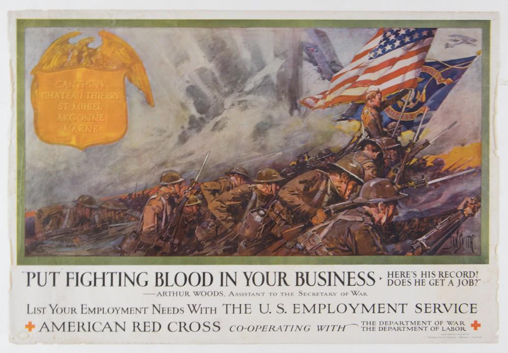 WORLD WAR I RED CROSS POSTER (1 of 1)