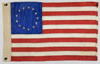 HAND-SEWN FLAG FROM BETSY ROSS' GRAND-DAUGHTER