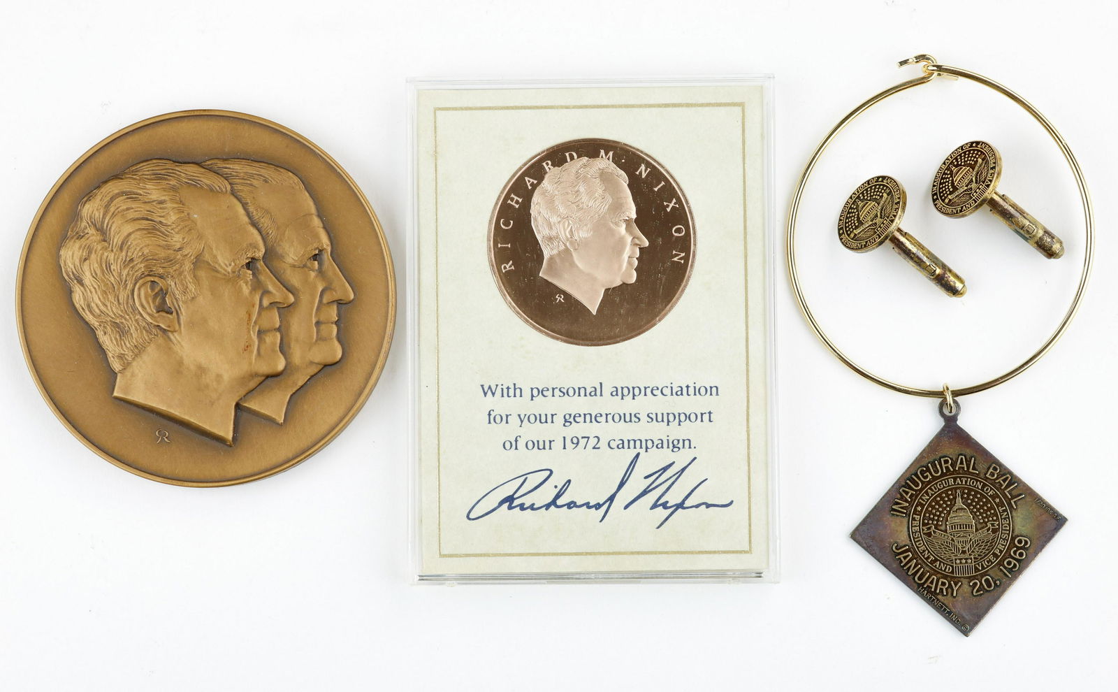 RICHARD M. NIXON ELECTION & INAUGURAL SOUVENIRS (1 of 2)