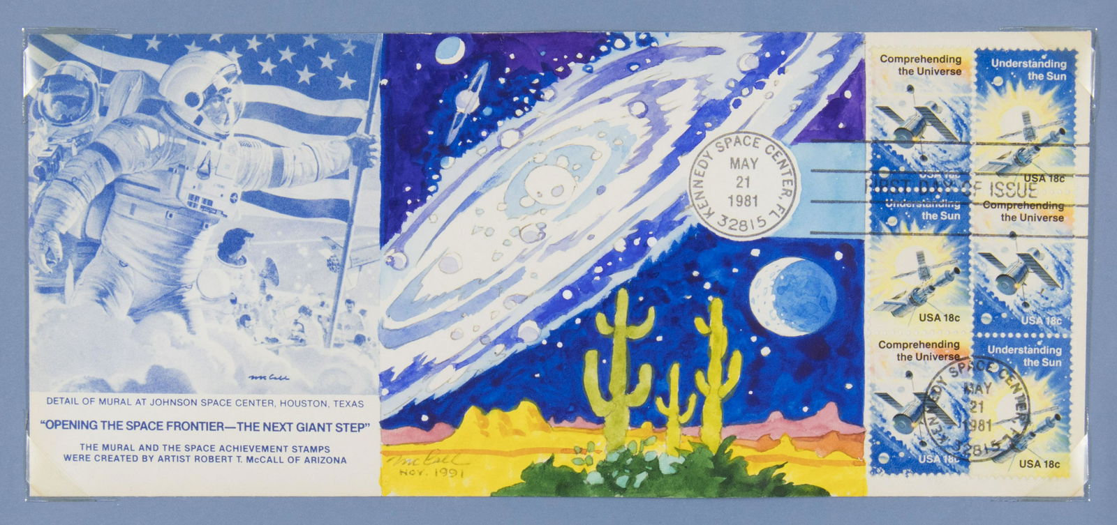 ROBERT T. MCCALL ORIGINAL SPACE ART (1 of 2)