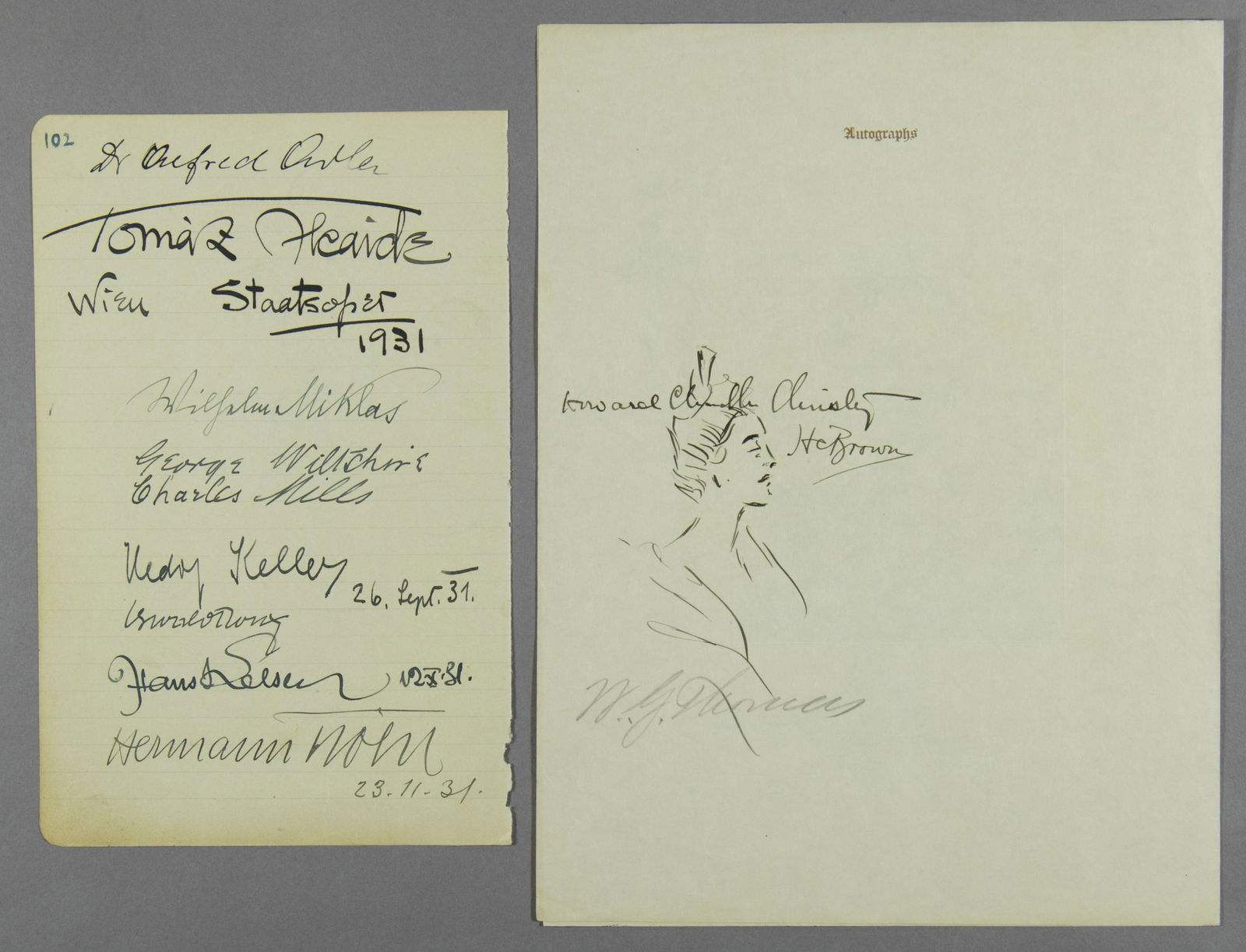 MISCELLANEOUS AUTOGRAPHS (7) (1 of 2)