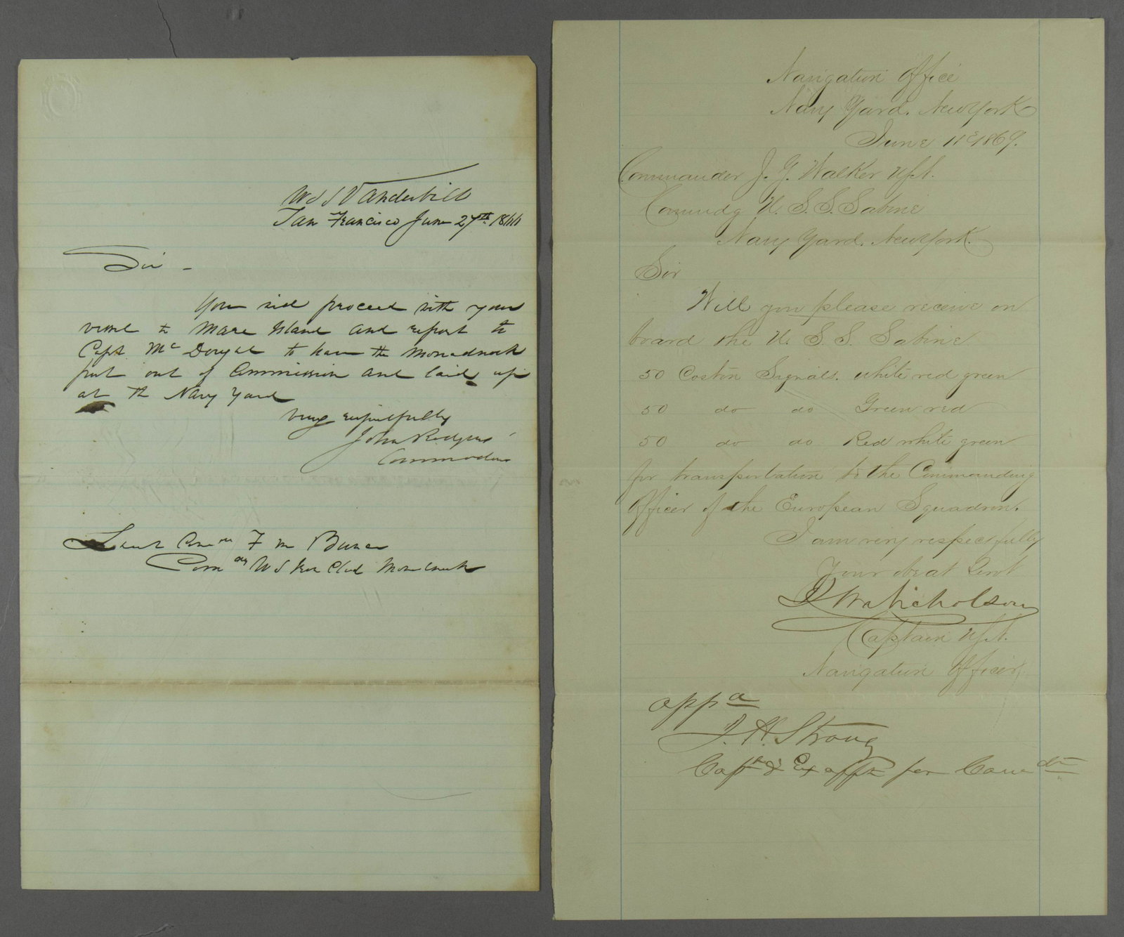 UNION NAVAL COMMANDERS (3) (1 of 2)