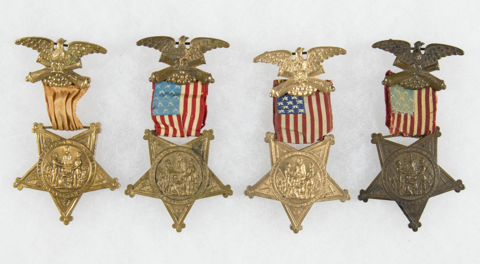 CIVIL WAR G.A.R. MEMBERSHIP MEDALS (4) (1 of 2)