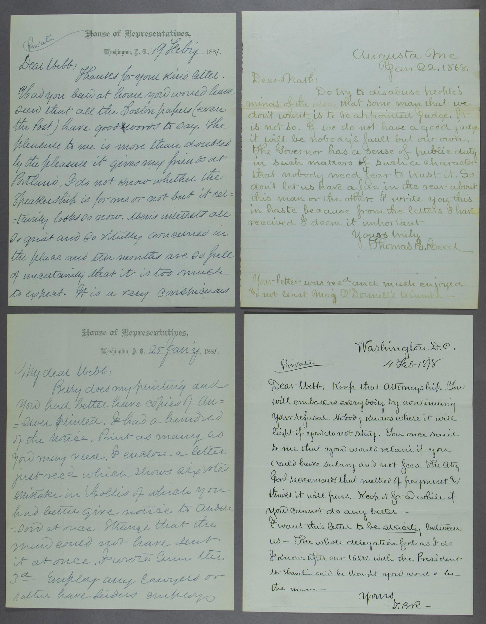 THOMAS B. REED (1 of 3)