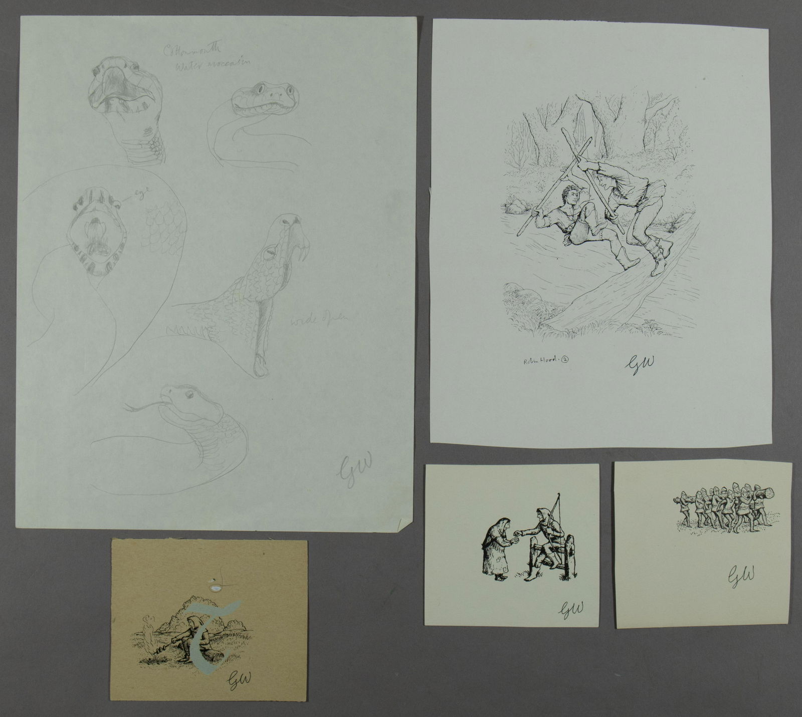 GARTH WILLIAMS: (1912-1996) American artist, best known for his illustrations of beloved children’s books like ‘Charlotte’s Web’, ‘Robin Hood’, and the ‘Little House’ s