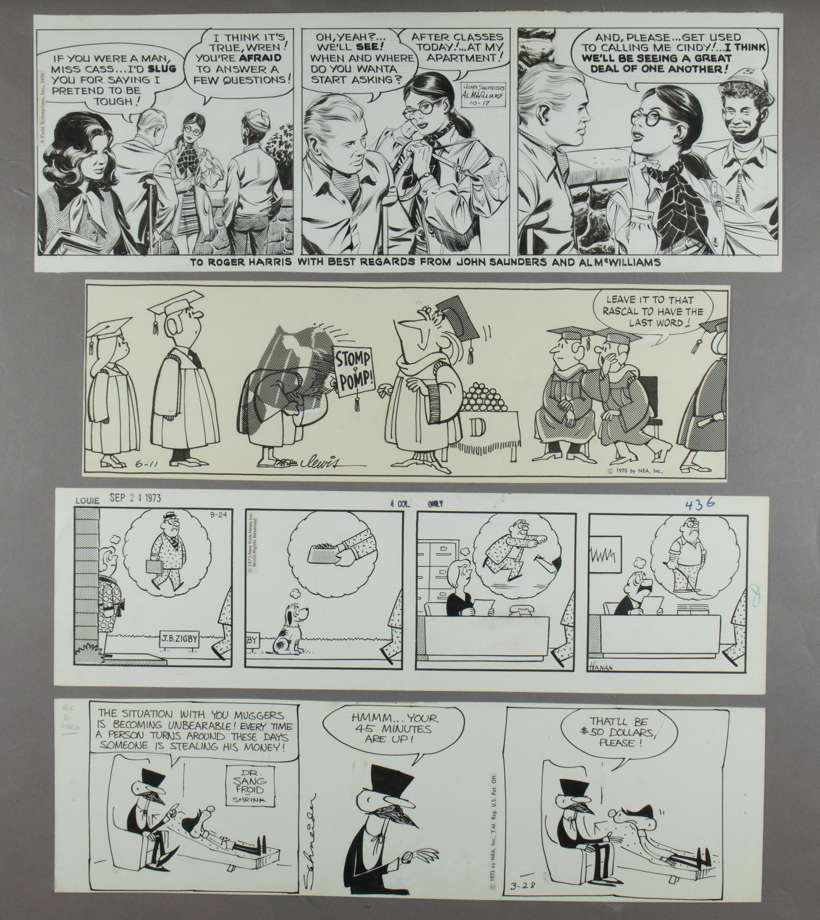 ORIGINAL CARTOON ARTWORK OF THE 1970S (10) (1 of 3)